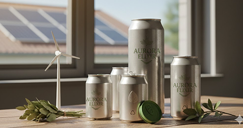 foto de embalagens recicláveis